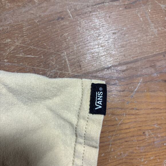 Vans T-Shirt Mens Large Beige Armadillo Graphic Logo Tee Skate Classic Fit Cotto - Picture 4 of 6